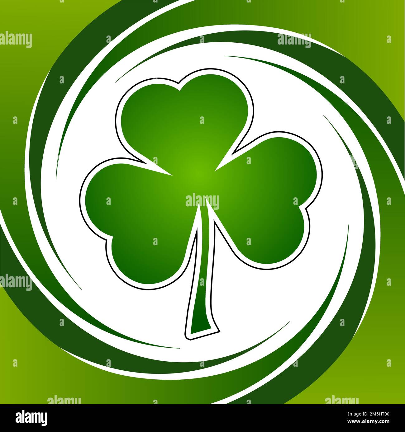 Clover leaf element background for happy St. Patricks Day Stock Vector ...