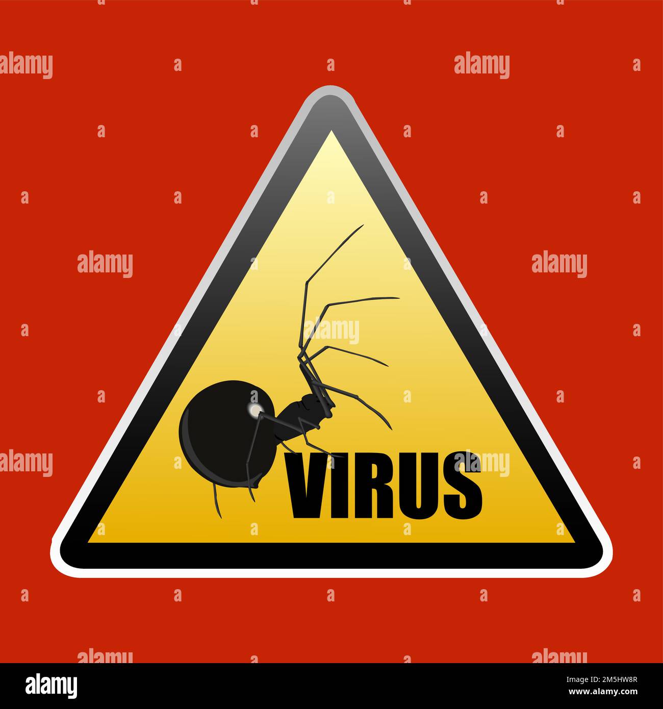 Stop virus vector sign Stock Vector