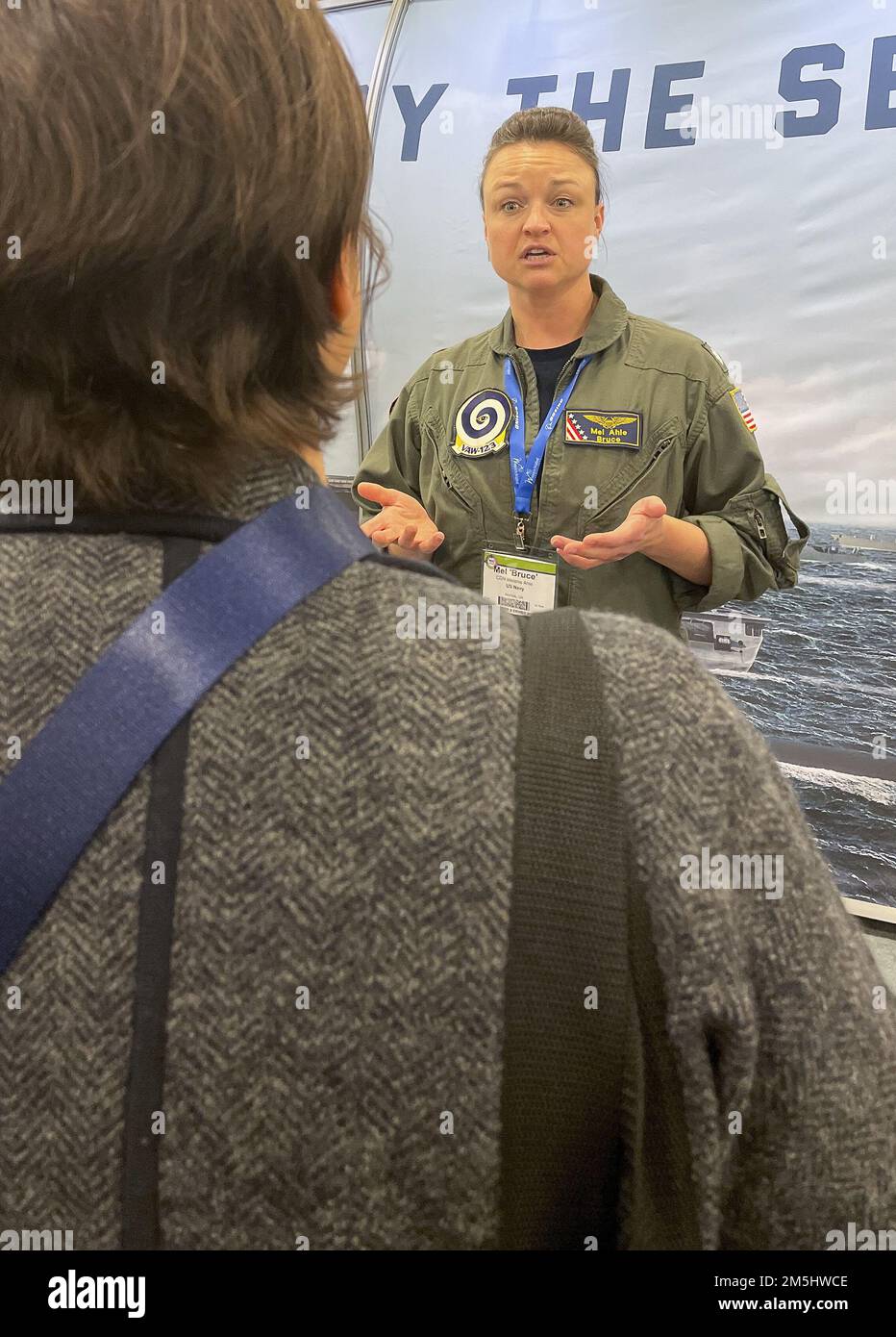 Cmdr melanie bruce ahle a native of camp lejeune n c and