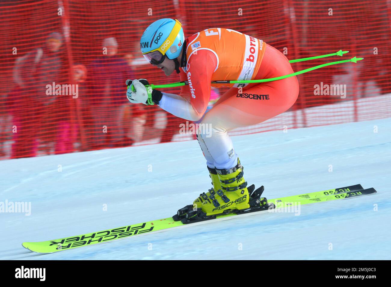 Bormio, Italy. 29th Dec, 2022. rogentin stefan sui during FIS Alpine