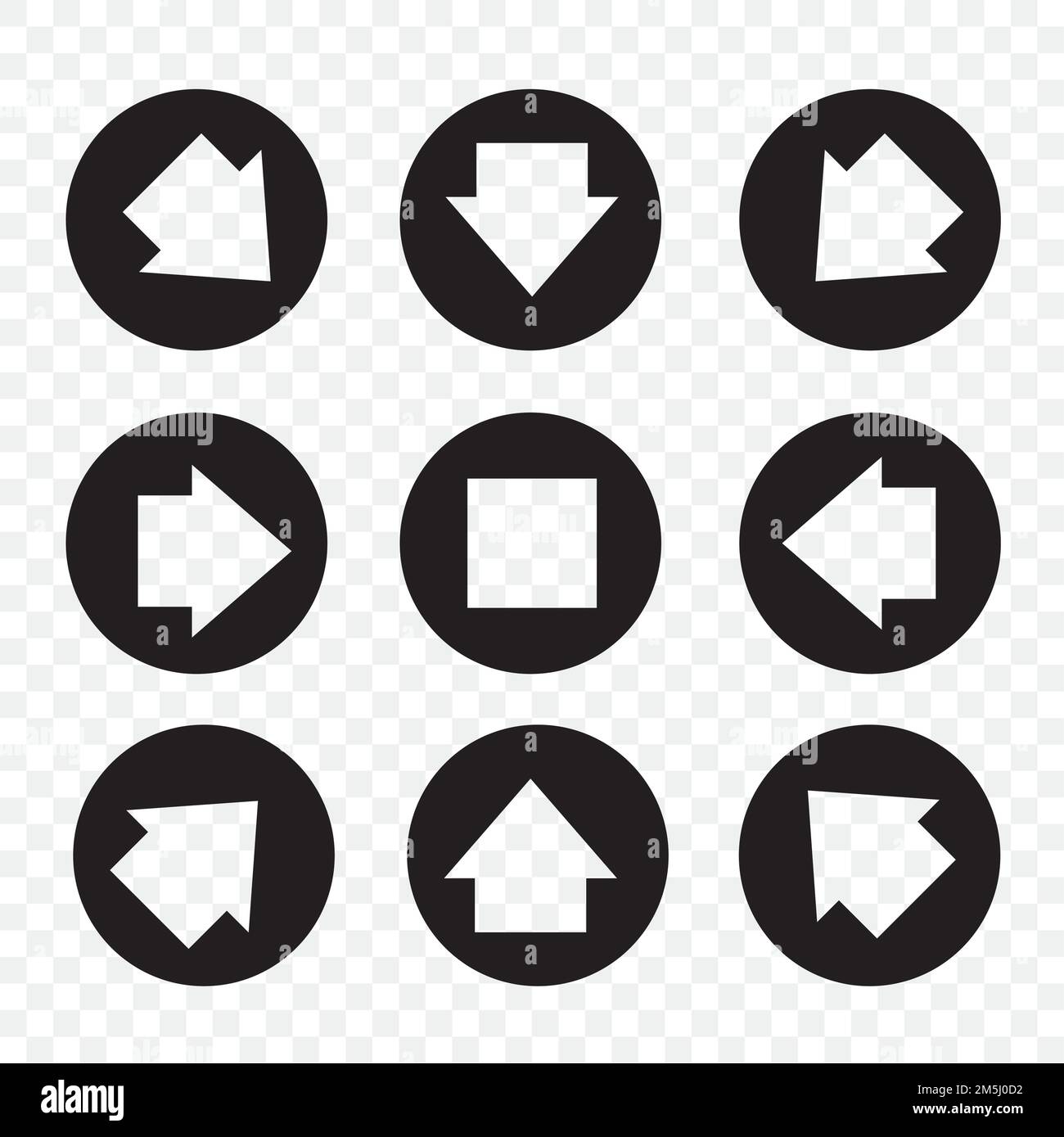 Direction sign in different directions Stock Vector Images - Alamy