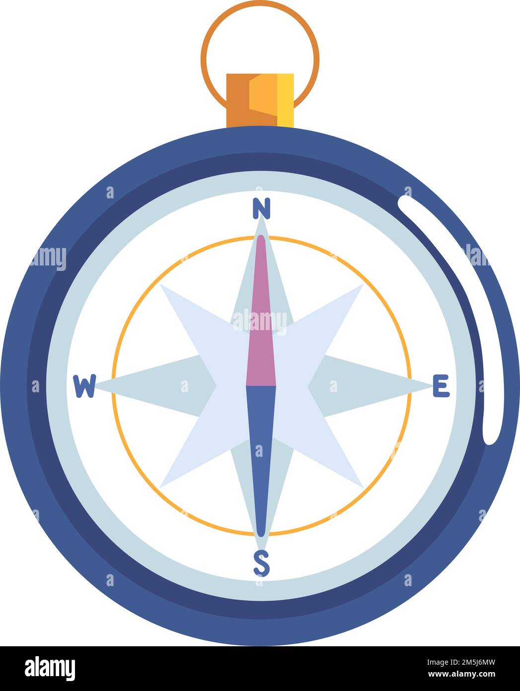 compass guide device Stock Vector Image & Art - Alamy