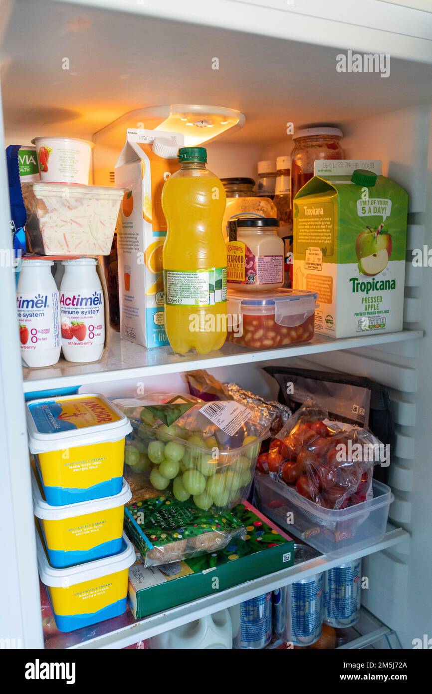 Fridge full of food hi-res stock photography and images - Alamy
