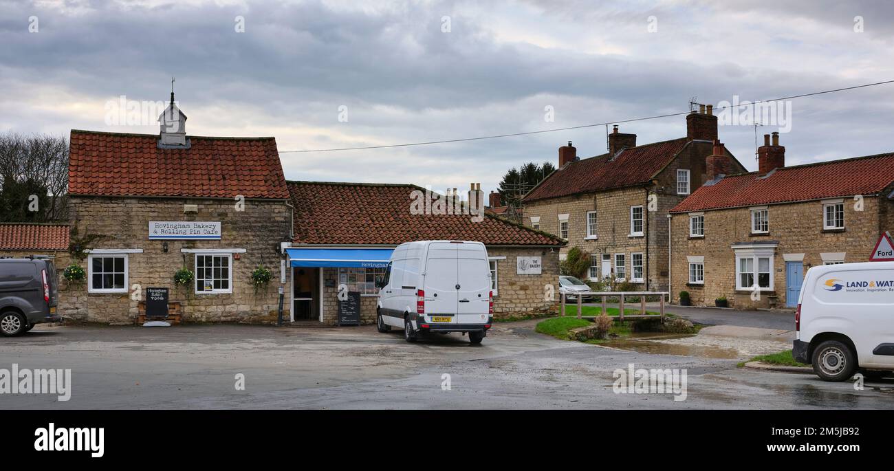 The Hovingham Bakery and Rolling Pin café in the centre of Hovingham