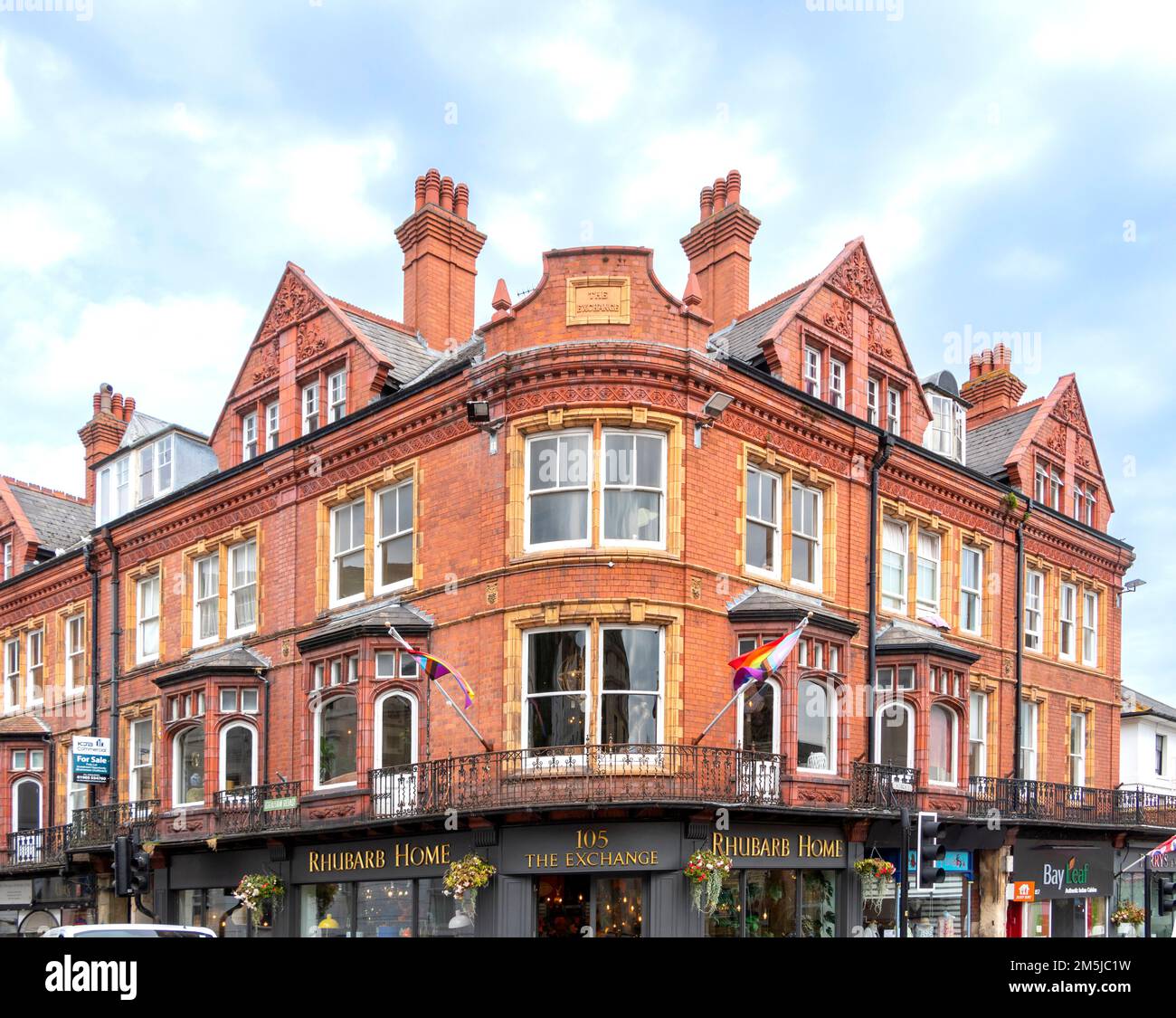 The Exchange Red brick victorian building with terracotta details first