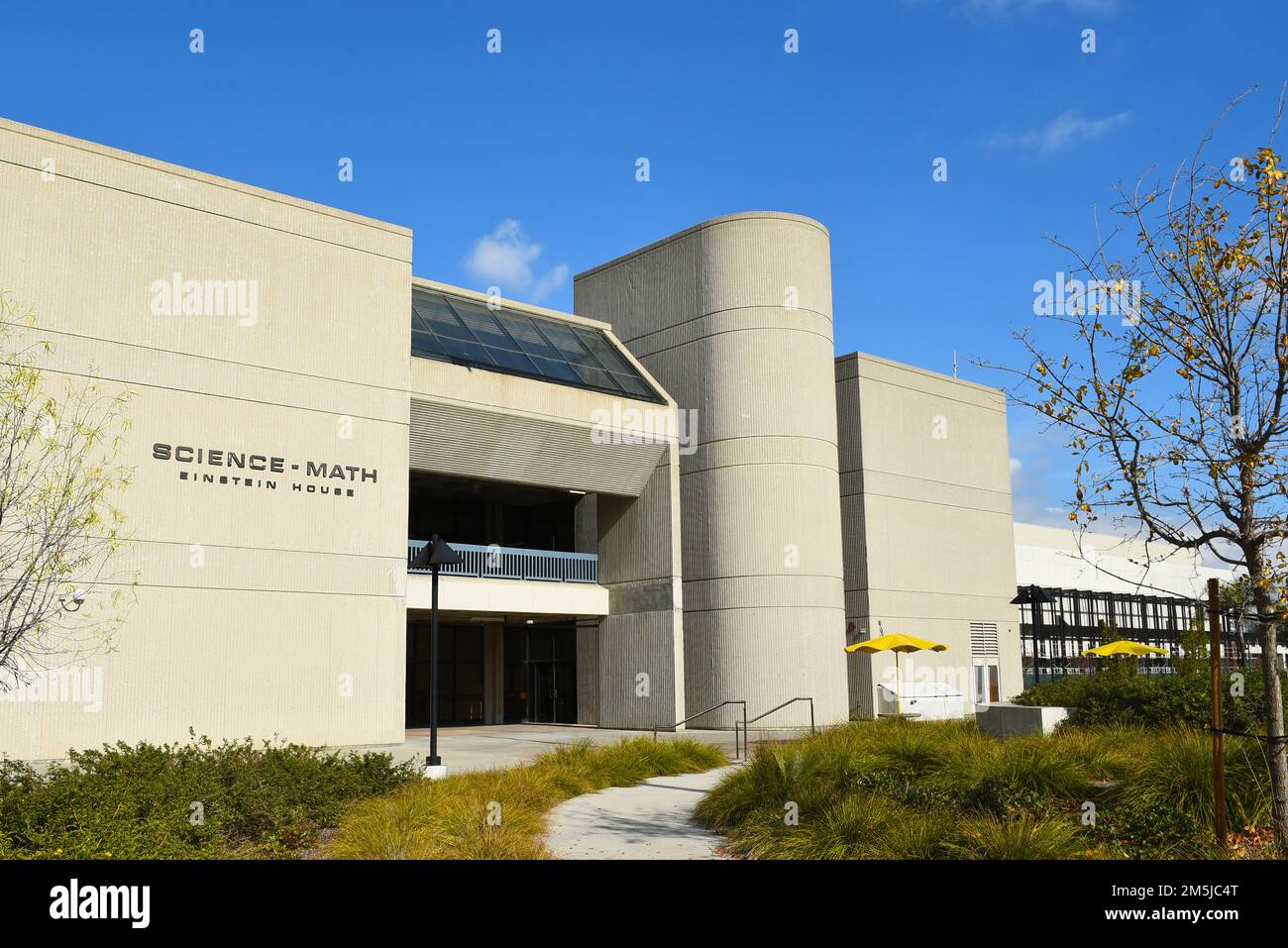 CYPRESS, CALIFORNIA 28 DEC 2022 Einstein House in the Math and Science building on the campus