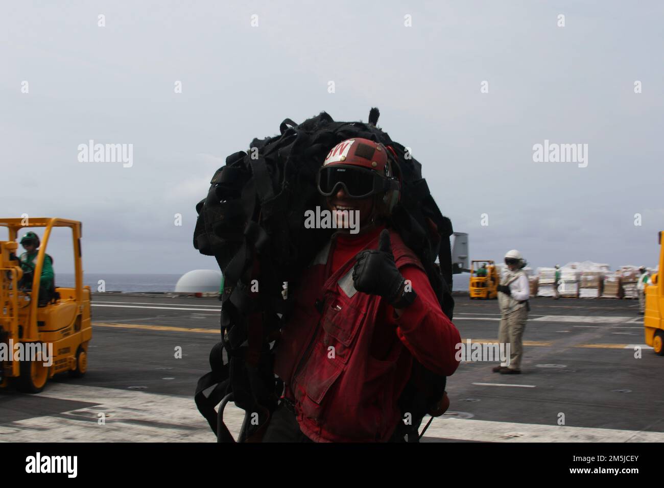 PHILIPPINE SEA (March 19, 2022) Aviation Ordnanceman Airman Brian Gutierrez, from South Park