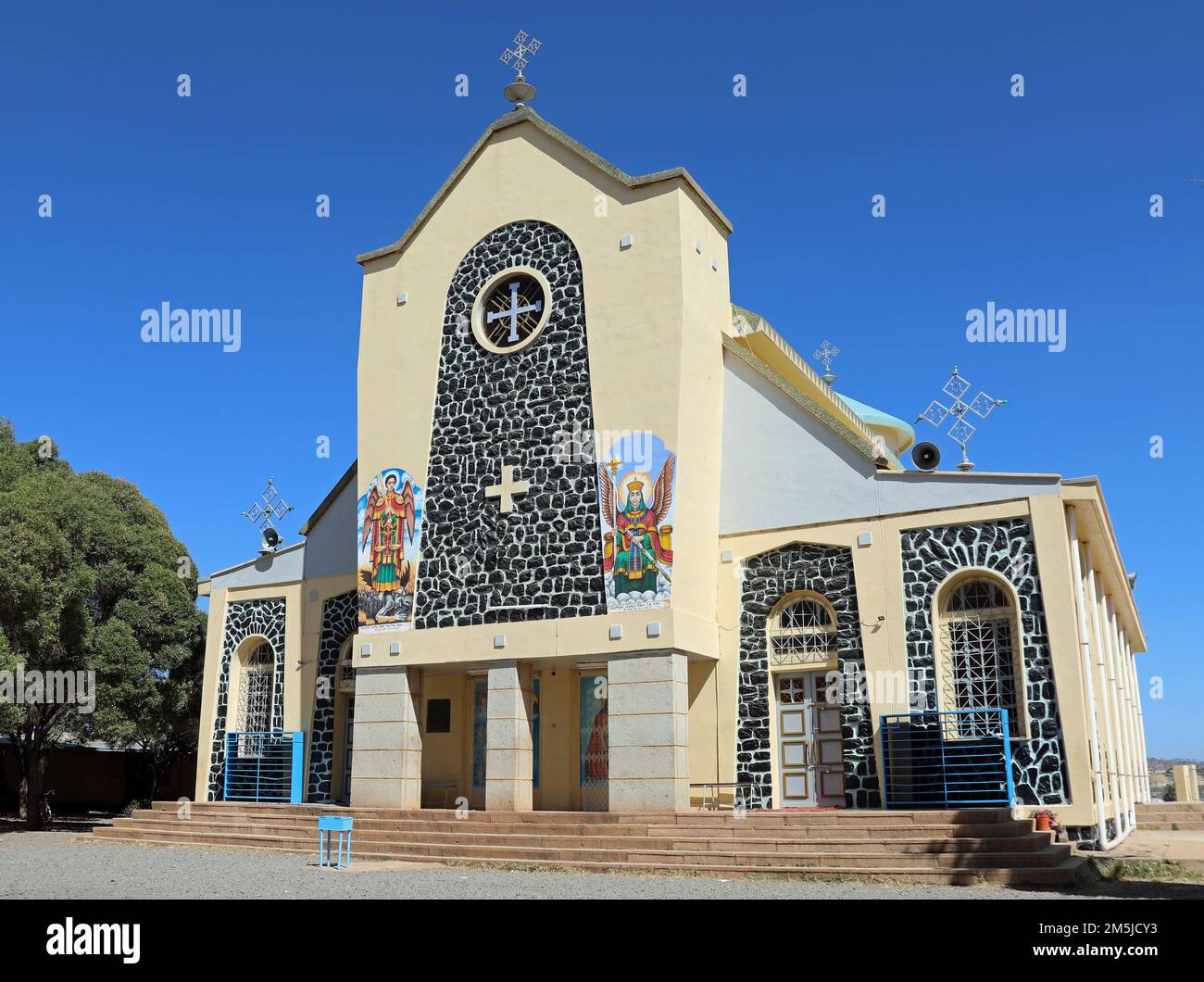 Church of Saint Michael in the Senita district of Asmara Stock Photo