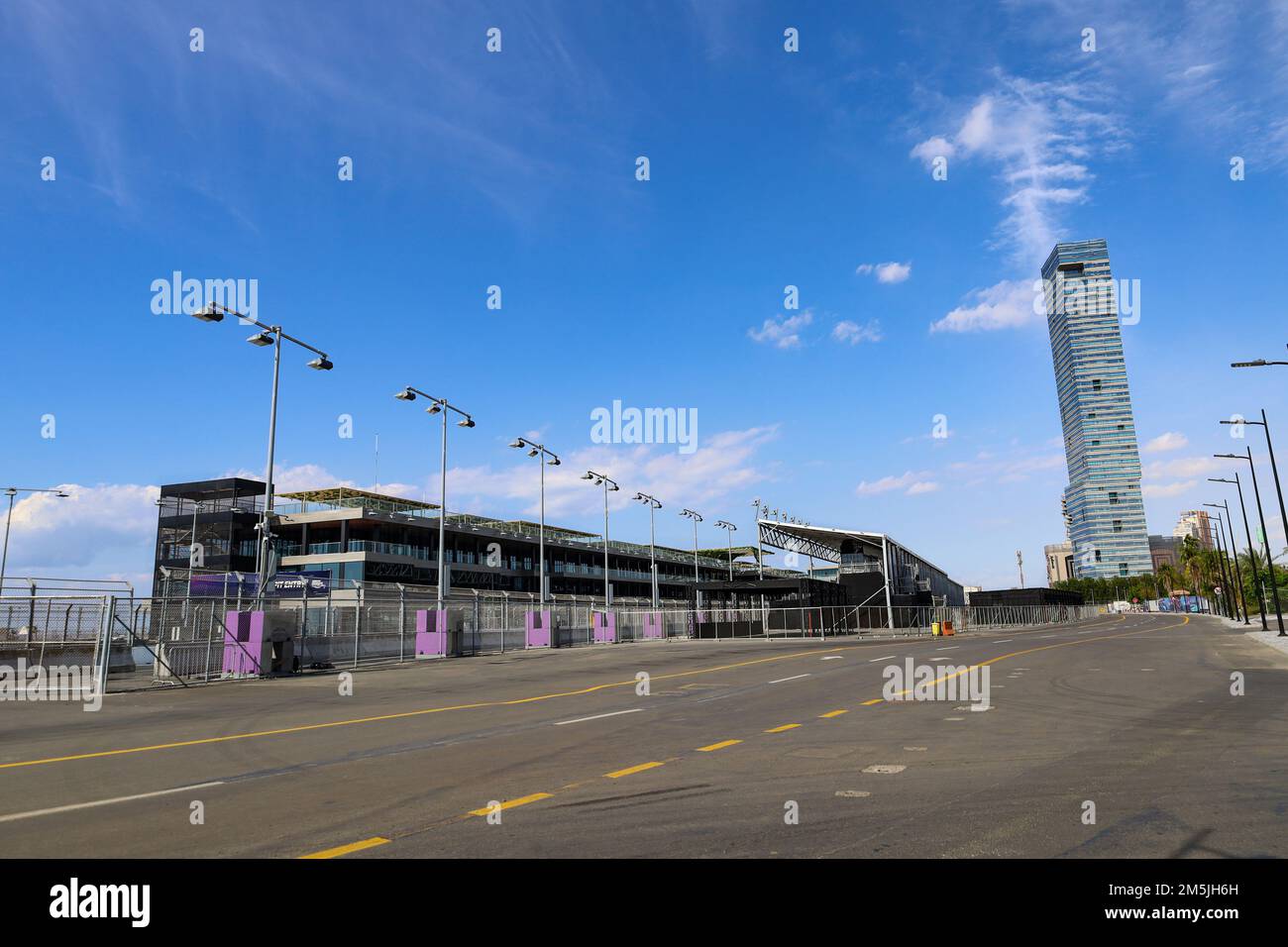 Jeddah, Saudi Arabia. 26 Dec 2022 :  formula 1 race in Jeddah Corniche Circuit - F1 Race World Championship Stock Photo