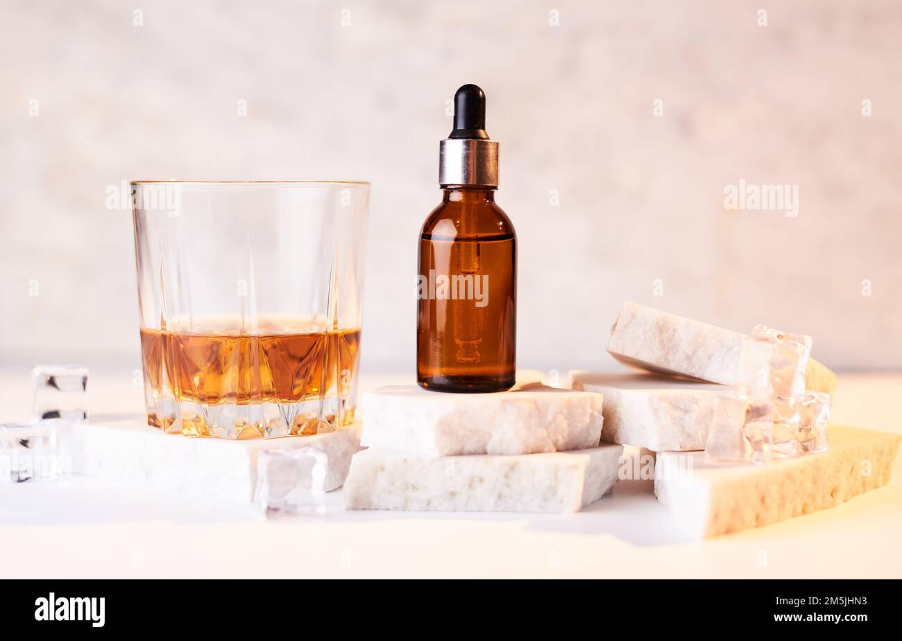 Essential oil for beard men. Care beard man Stock Photo Alamy