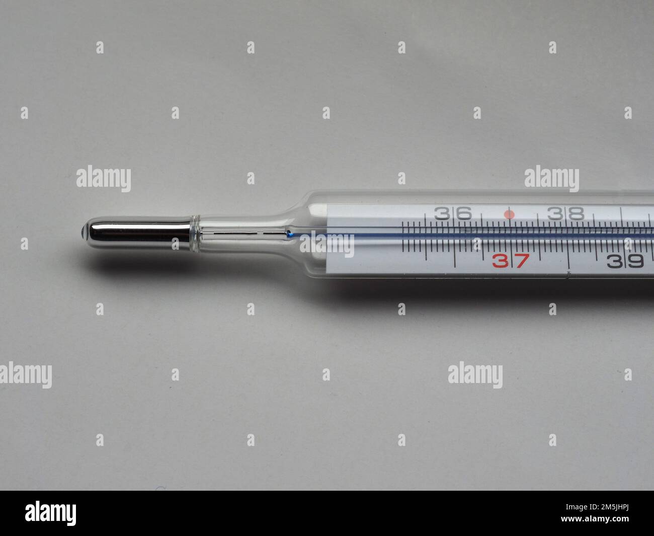 analog thermometer to measure the body temperature Stock Photo Alamy