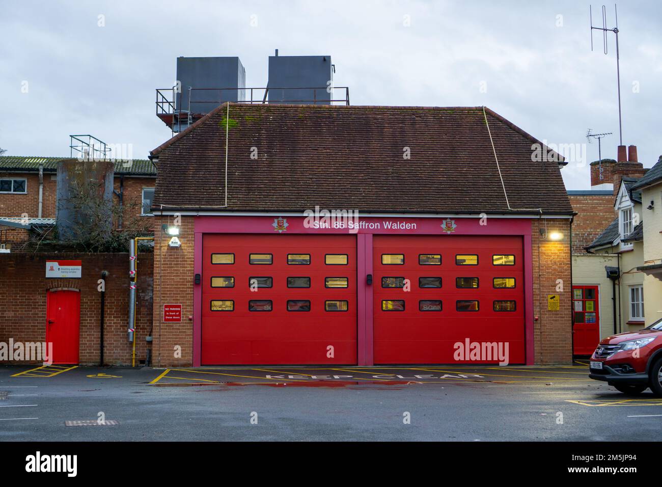 Fire station bay doors hi-res stock photography and images - Alamy