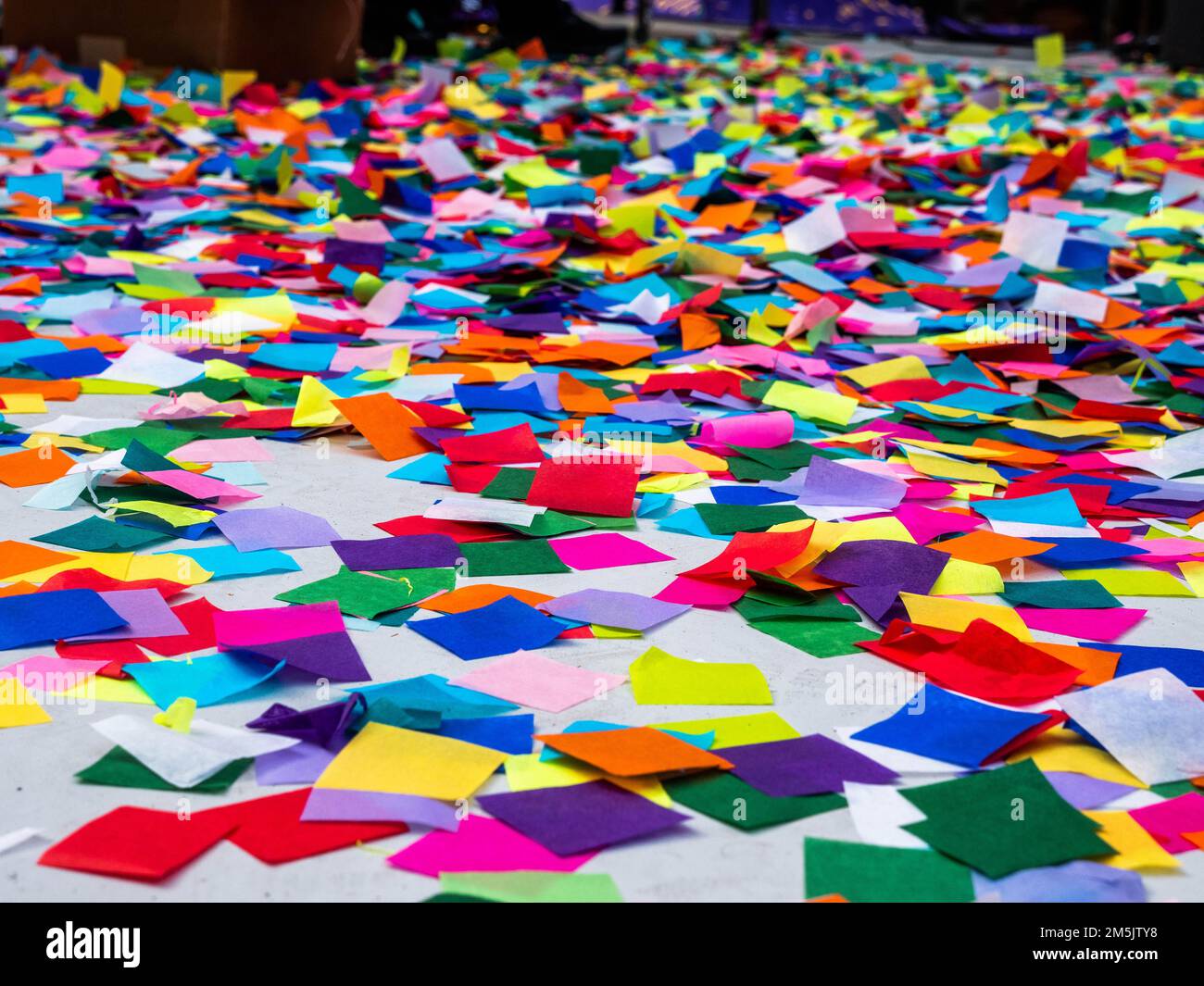 New York, New York, USA. 29th Dec, 2022. New Year's Eve confetti test