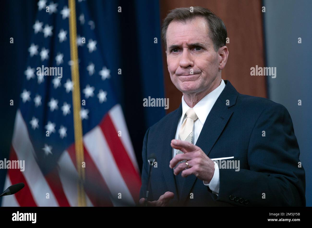 Pentagon Press Secretary John F. Kirby Holds A Press Briefing, The ...