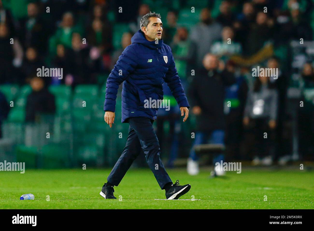 Athletic Club head coach Ernesto Valverde during the La Liga match between Real Betis and Athletic Club played at Benito Villamarin Stadium on December 29, 2022 in Sevilla, Spain. (Photo by Antonio Pozo / PRESSIN) Stock Photo