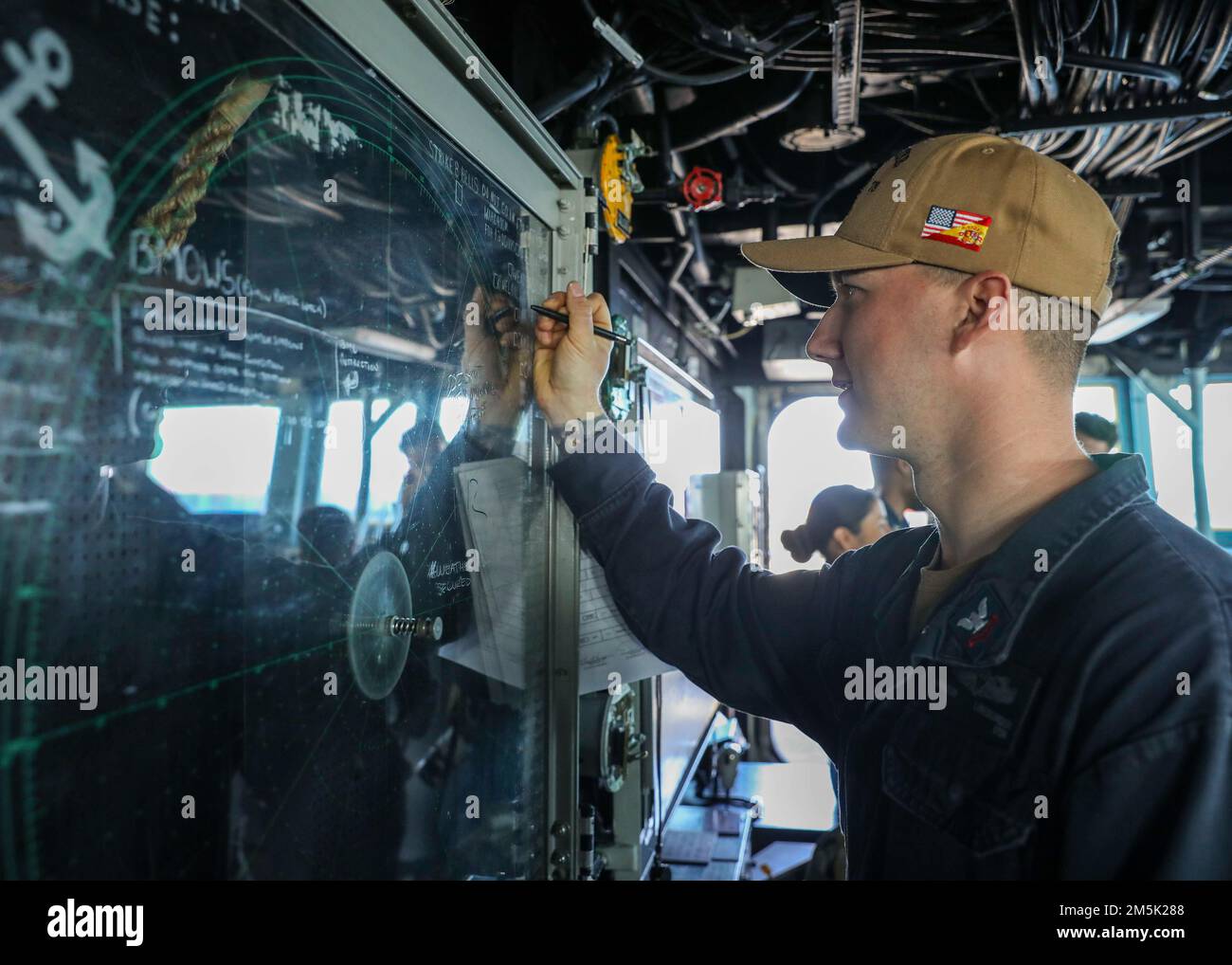 ATLANTIC OCEAN (March 21, 2022) Boatswain's Mate 2nd Class Brandon