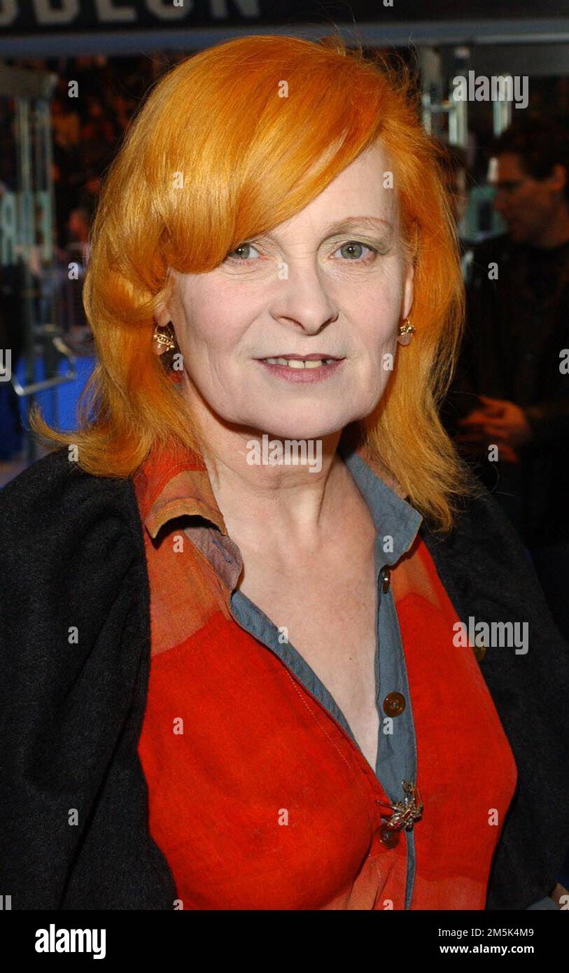 File photo dated 24/04/03 of Dame Vivienne Westwood who has died at the age of 81. Issue date: Thursday December 29, 2022. Stock Photo