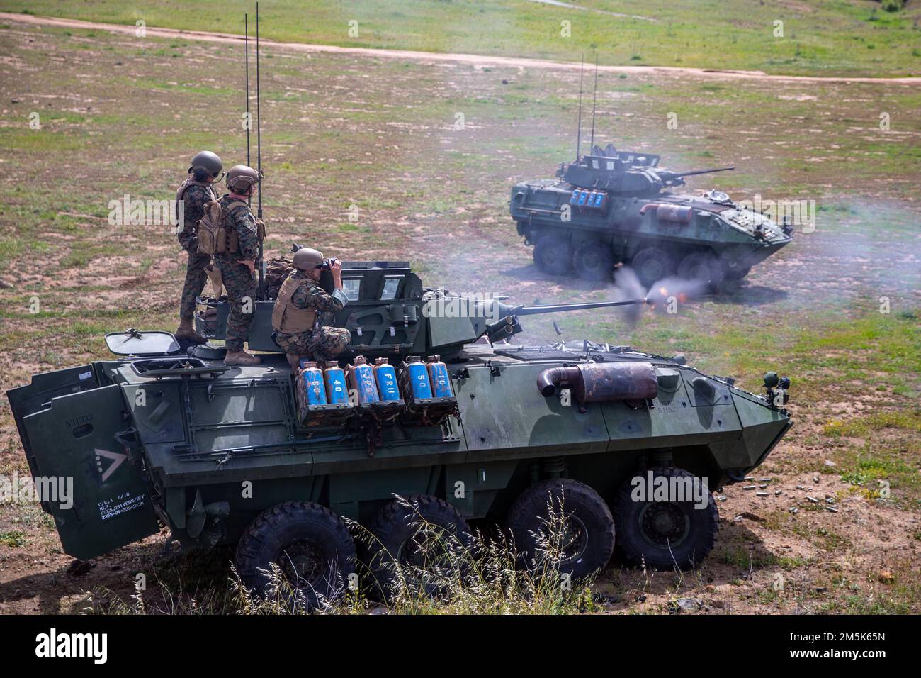 U.S. Marines with 1st Light Armored Reconnaissance Battalion, 1st