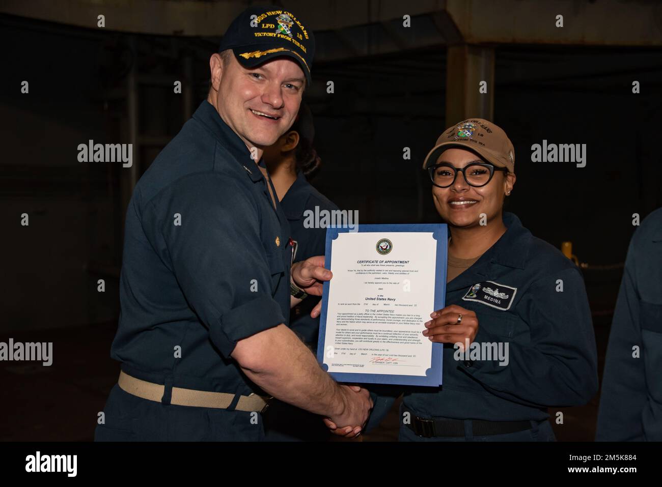 220321NXB0101003 SASEBO, Japan (March 21, 2022) Boatswain’s Mate 3rd