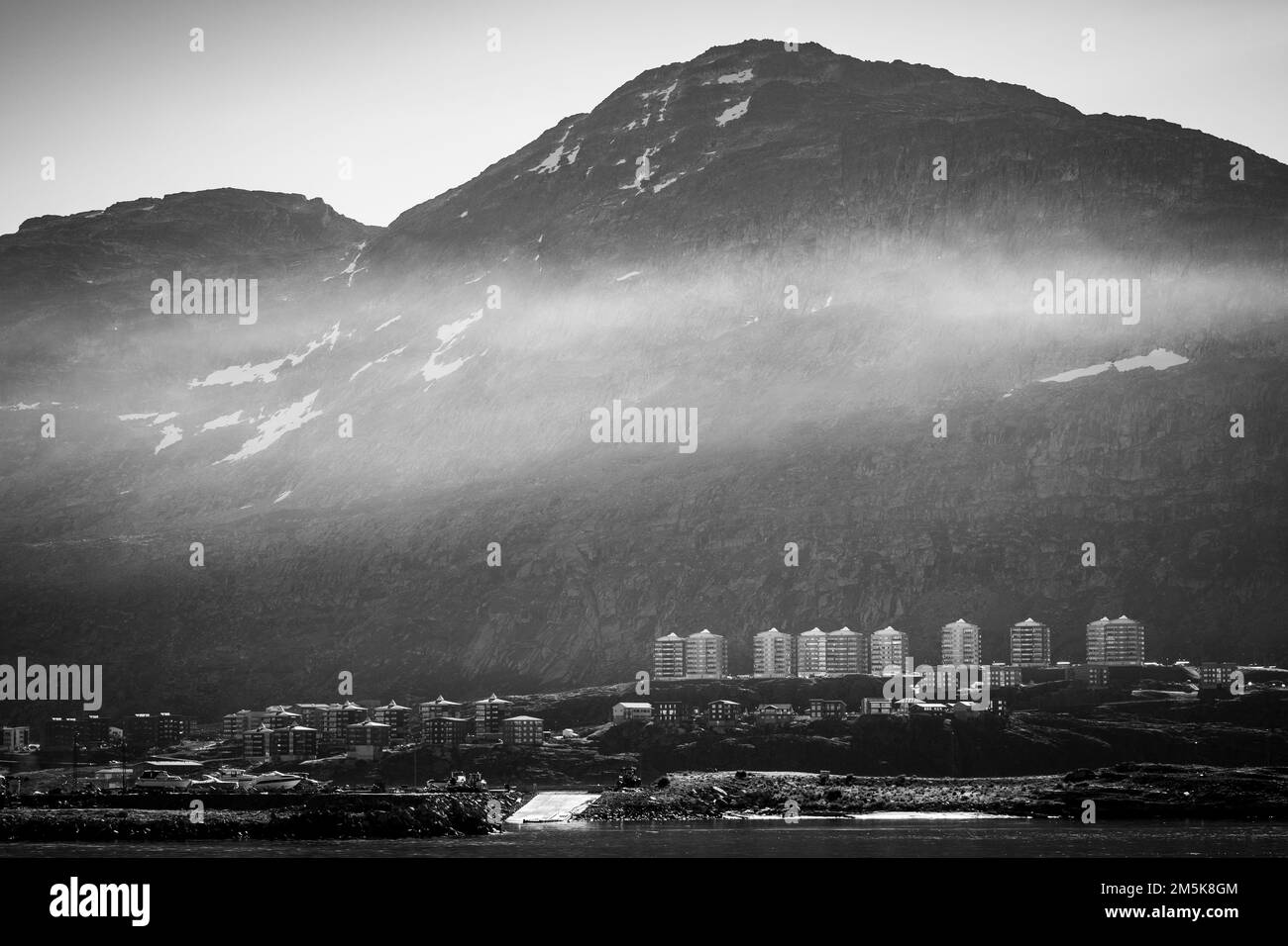 Nuuk harbour Black and White Stock Photos & Images Alamy