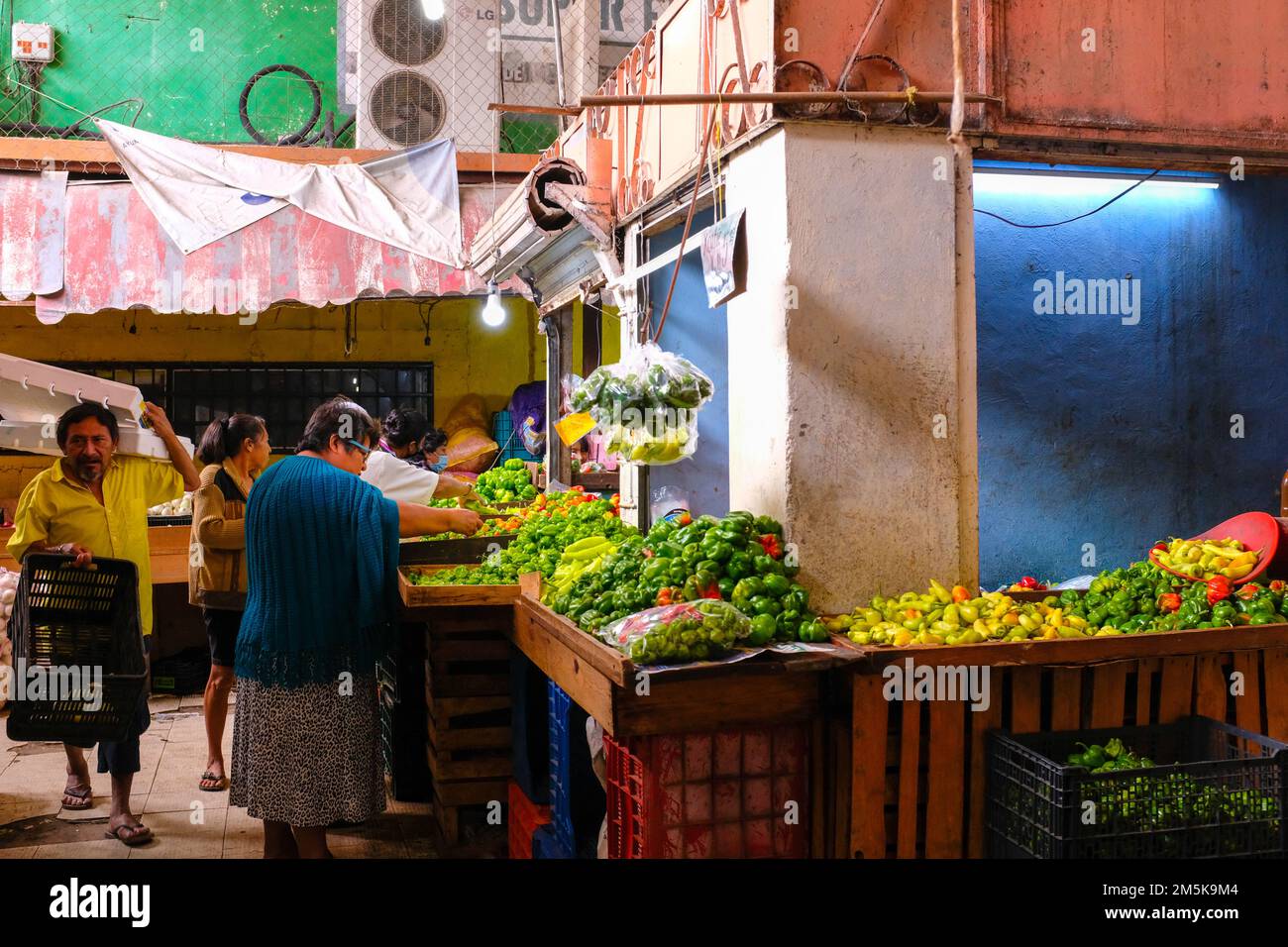 Lucas de Galvez Market in the center of Merida, Yucatan, Mexico Stock Photo