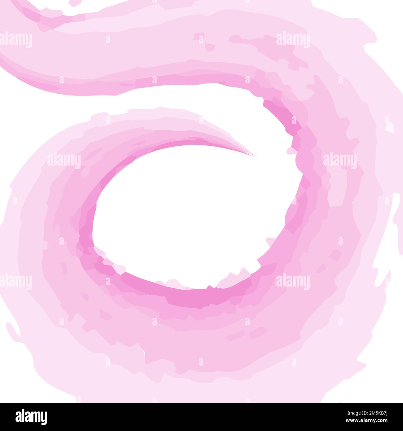 Colorful Abstract frame, background texture formed by brush stroke in trendy shades of pale pink watercolor. Isolate. Good for banner, web or wallpaper, poster, invitation and cards, price, label. EPS Stock Vector
