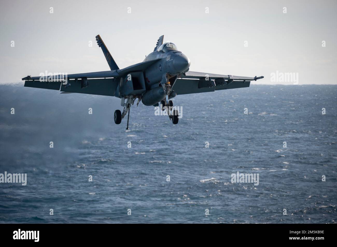 221214NMD7131097 ATLANTIC OCEAN (Dec. 14, 2022) An F/A18E Super