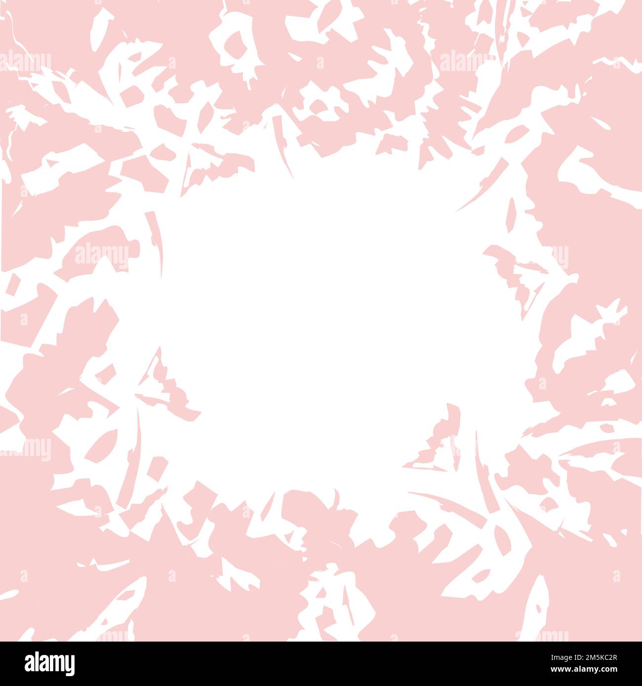 Abstract motley spots in trendy pale pink hues in watercolor manner ...