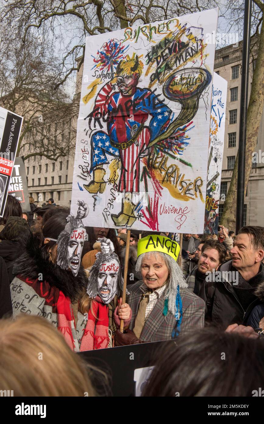 Stock image of the late British Fashion Designer and activist Dame ...