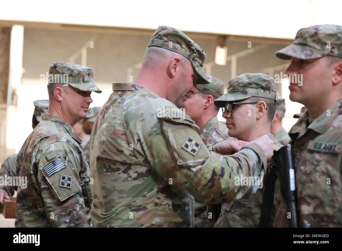 Lt. Col. Gregory Polk, the 299th Bridge Engineer Battalion commander ...