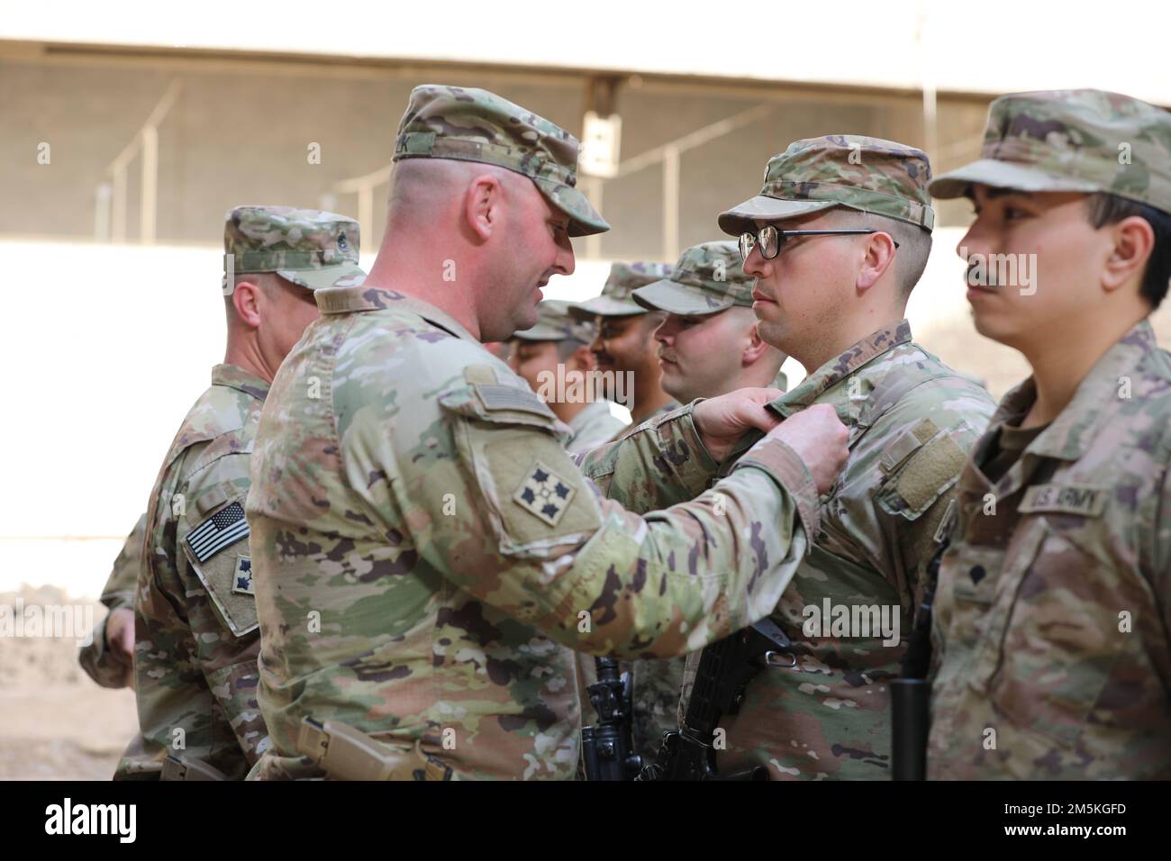 Lt. Col. Gregory Polk, the 299th Bridge Engineer Battalion commander ...