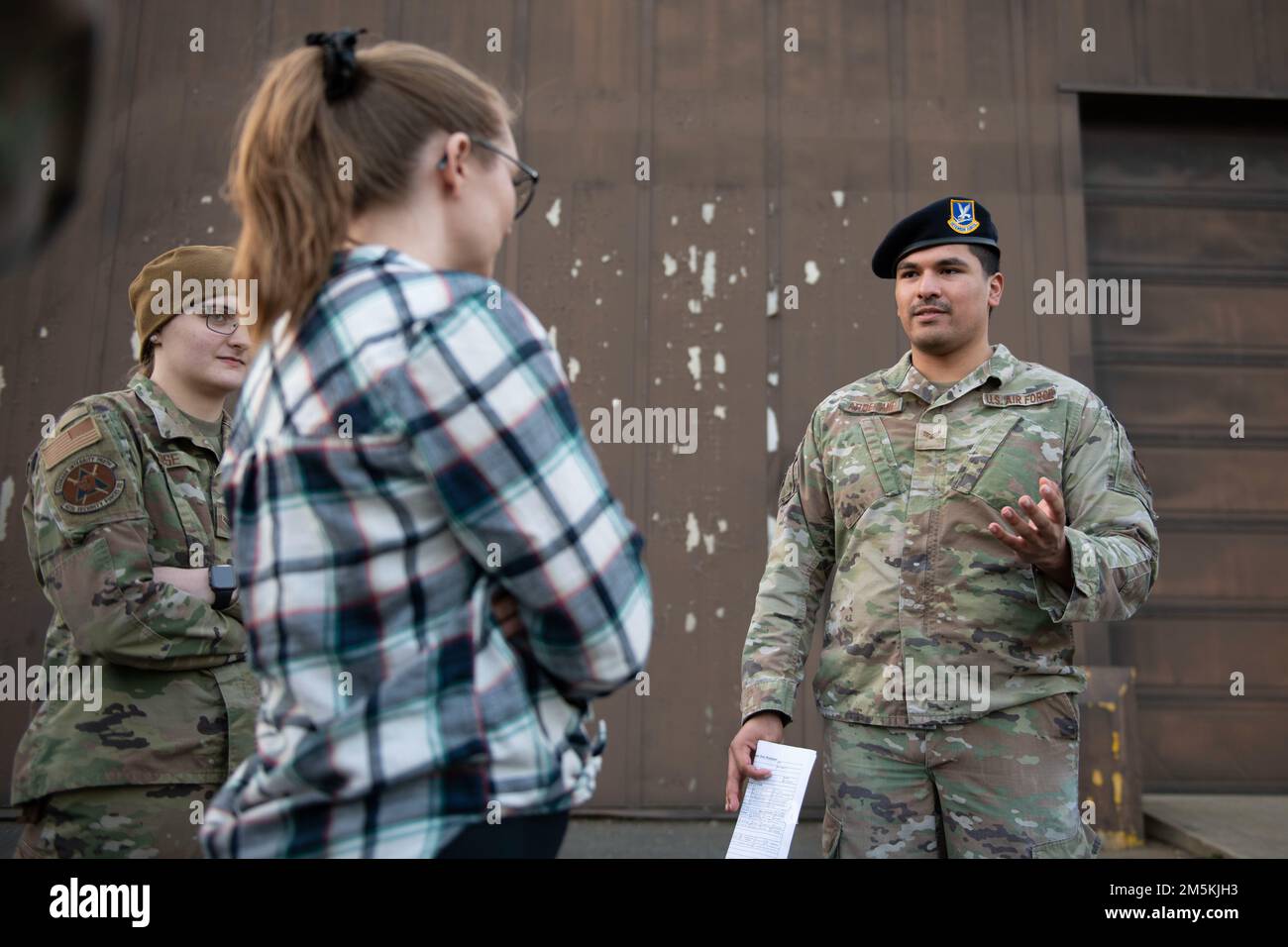 U.S. Air Force Defenders from the 423rd Security Forces Squadron
