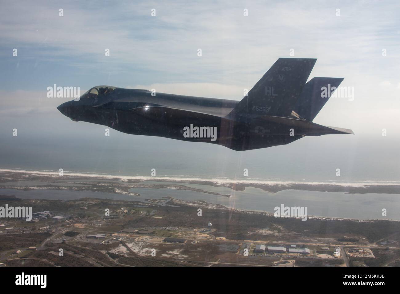 An F-35A Lightning II assigned to the 4th Fighter Squadron, Hill Air ...