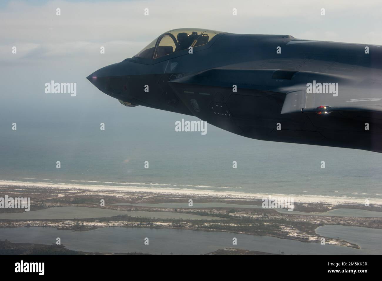 An F-35A Lightning II assigned to the 4th Fighter Squadron, Hill Air ...