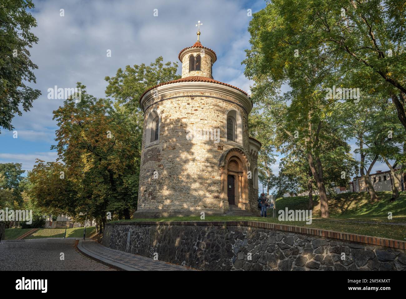 Rotunda of St Martin at Vysehrad - Prague, Czech Republic Stock Photo
