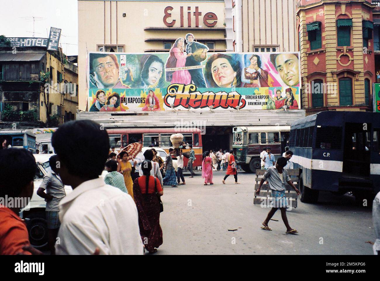 Elite Cinema Hall in Esplanade, Kolkata, India Stock Photo Alamy