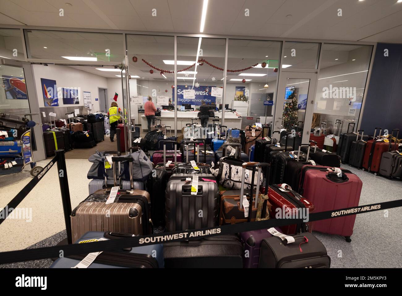 Los Angeles, USA. 29th Dec, 2022. Southwest Airlines still experiencing operational issues due