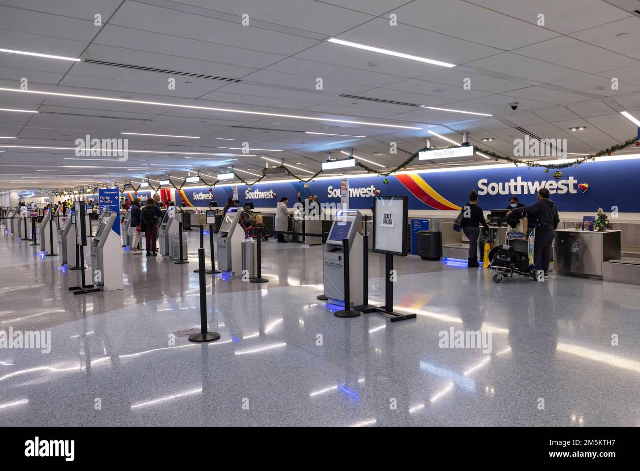 Los Angeles, USA. 29th Dec, 2022. Southwest Airlines still experiencing