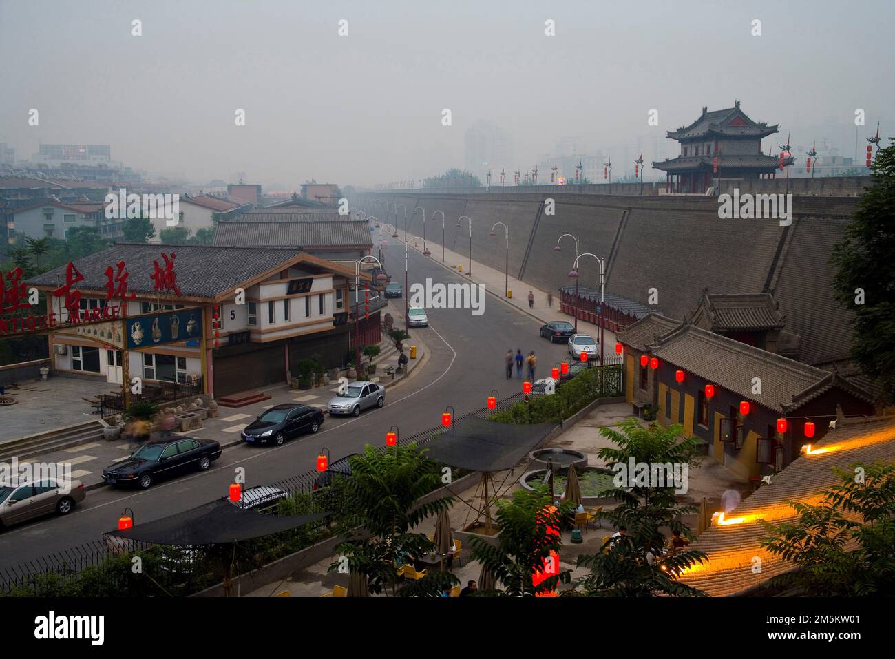 Ancient City Wall in Xi'an Stock Photo - Alamy