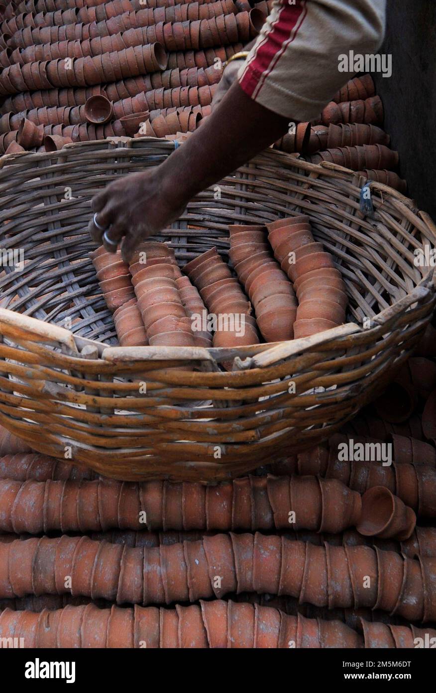 Traditional Kulhad cups Indian tea cups Stock Photo Alamy