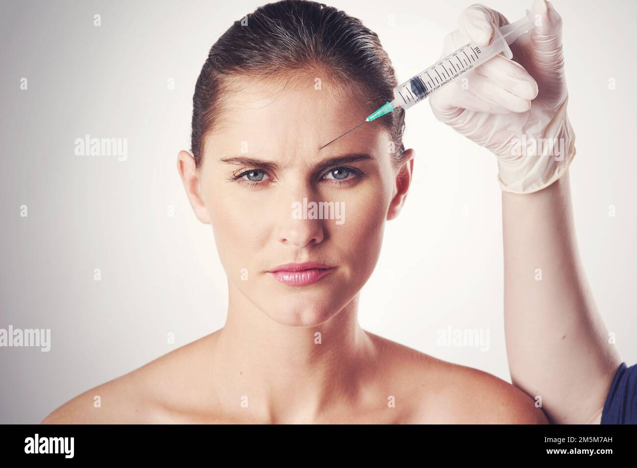 These wrinkles dont stand a chance. Studio shot of an attractive young