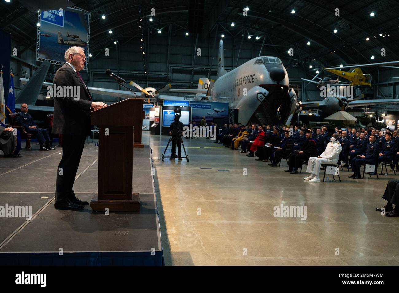 Secretary of the Air Force Frank Kendall speaks at the Air Force ...
