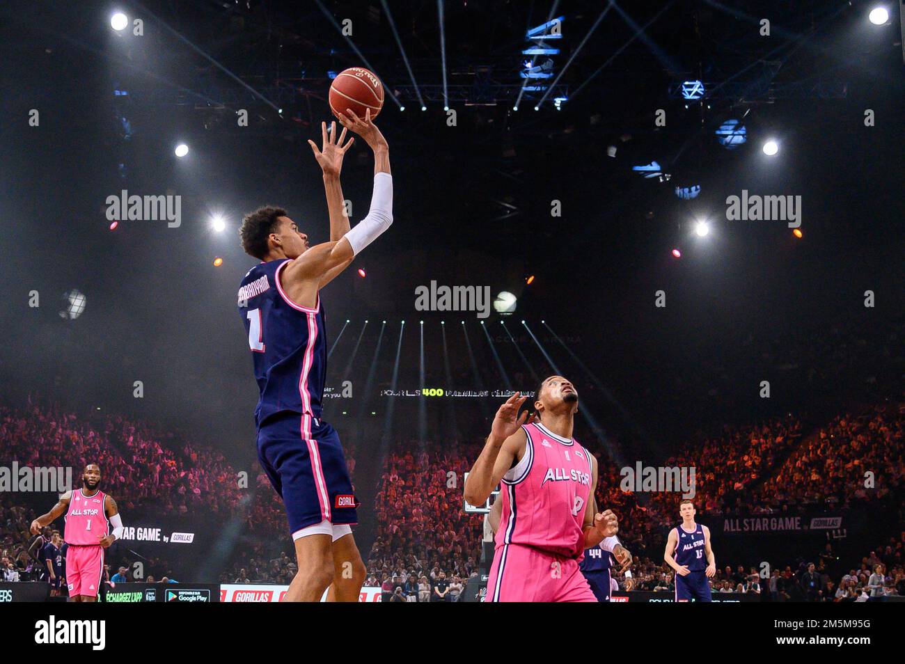 Victor Wembanyama during the All Star Game 2022 at The Accor Arena, in