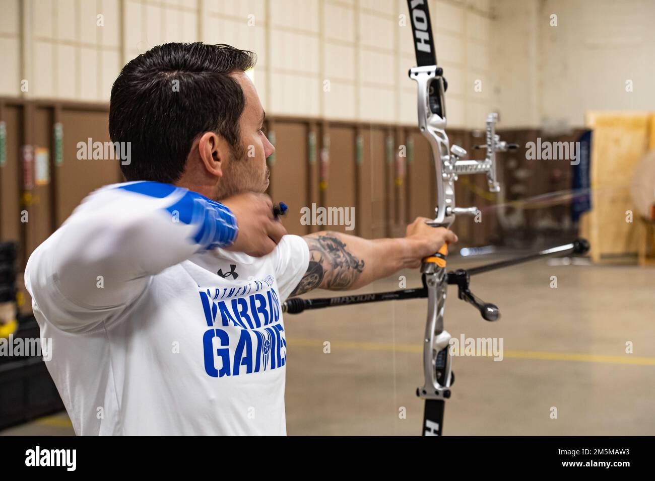 U.S. Air Force Master Sgt. Guinn, an Air Force Wounded Warrior