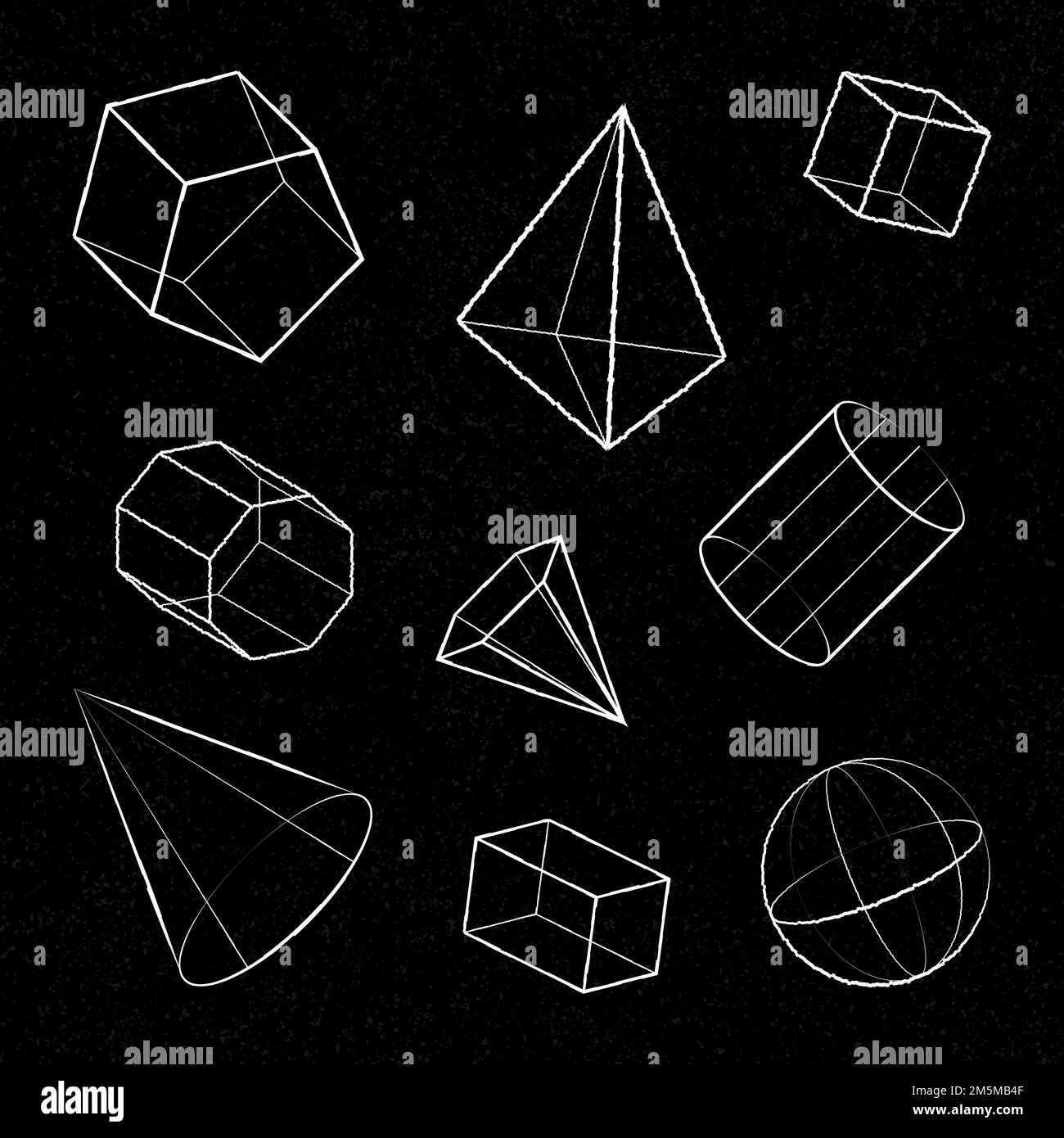 3D geometric shape set vector Stock Vector Image & Art Alamy