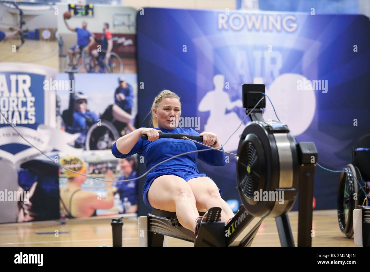 Warriors competed in the rowing competition during Air Force Trials at ...
