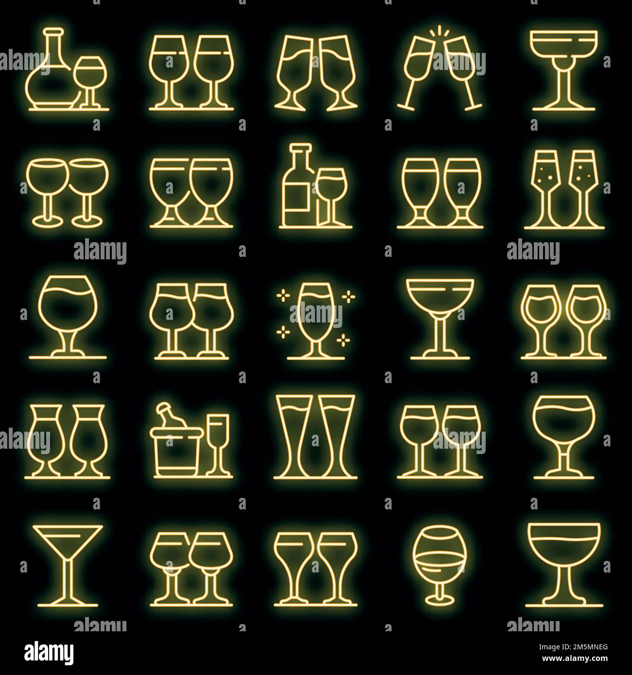 Glass prosecco cup coffee Stock Vector Images - Alamy