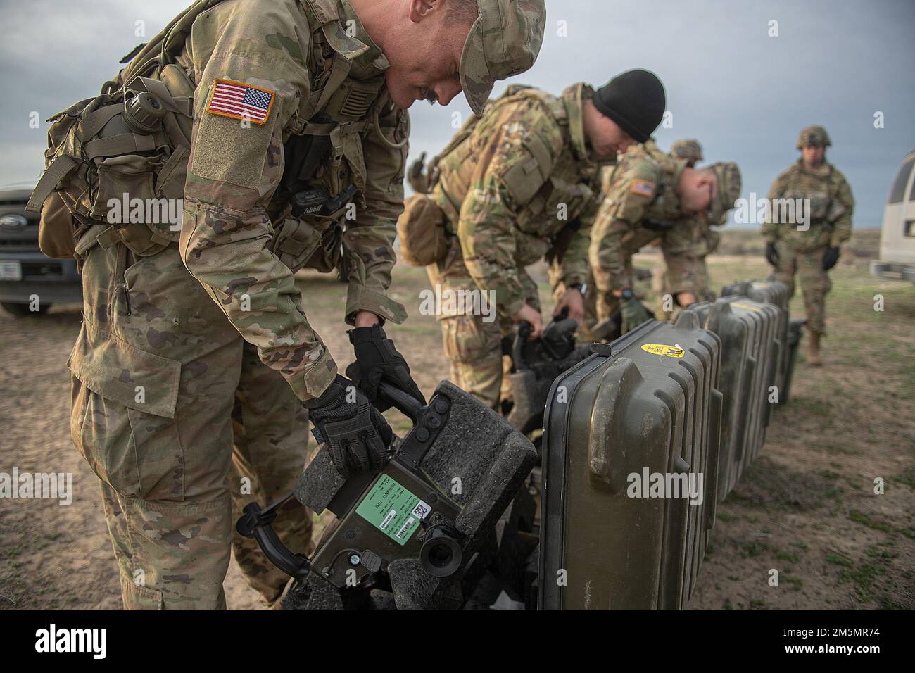 Prior to the arrival of Javelin Missiles, soldiers from Charlie Company