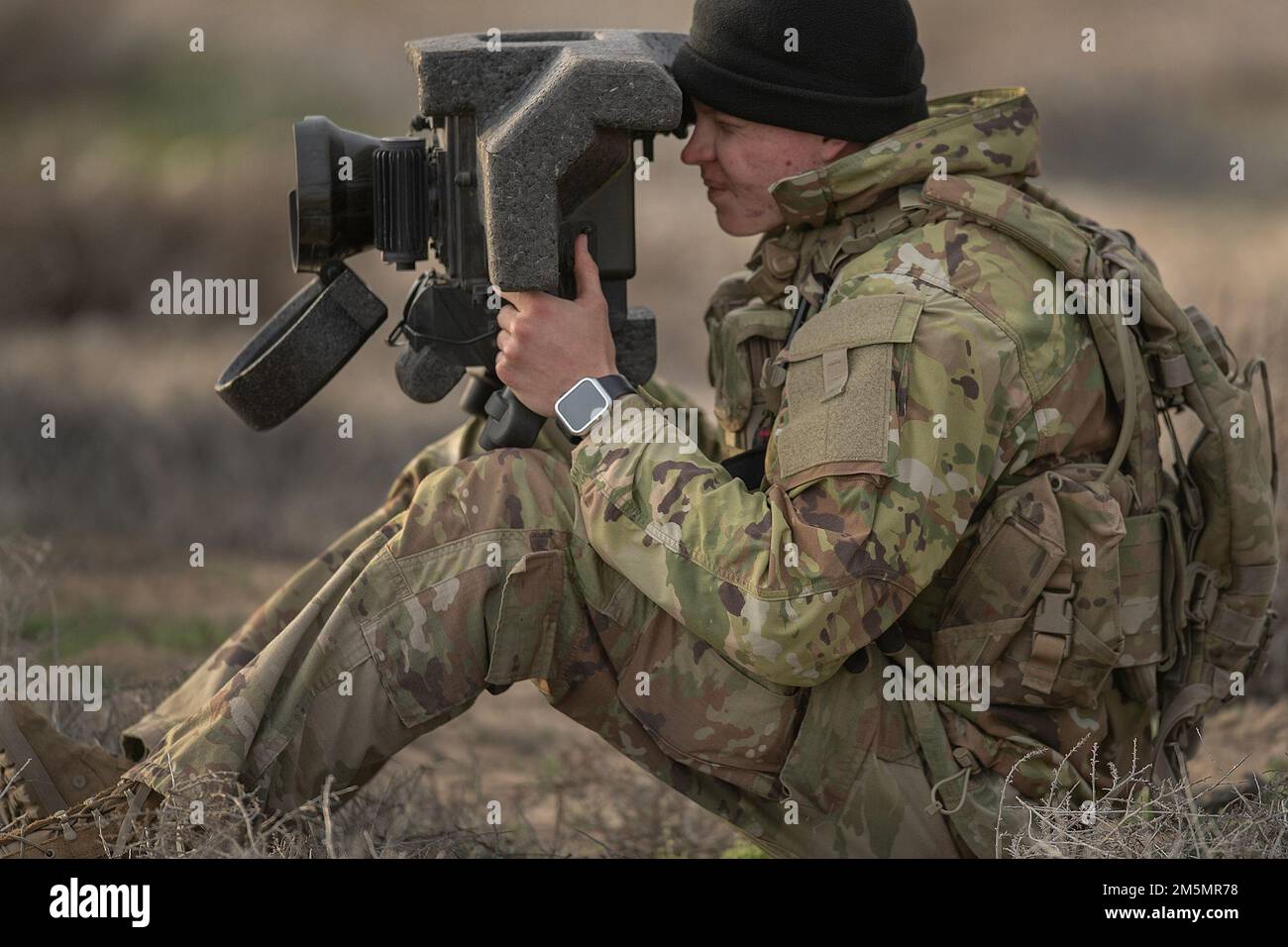 Prior to the arrival of Javelin Missiles, soldiers from Charlie Company