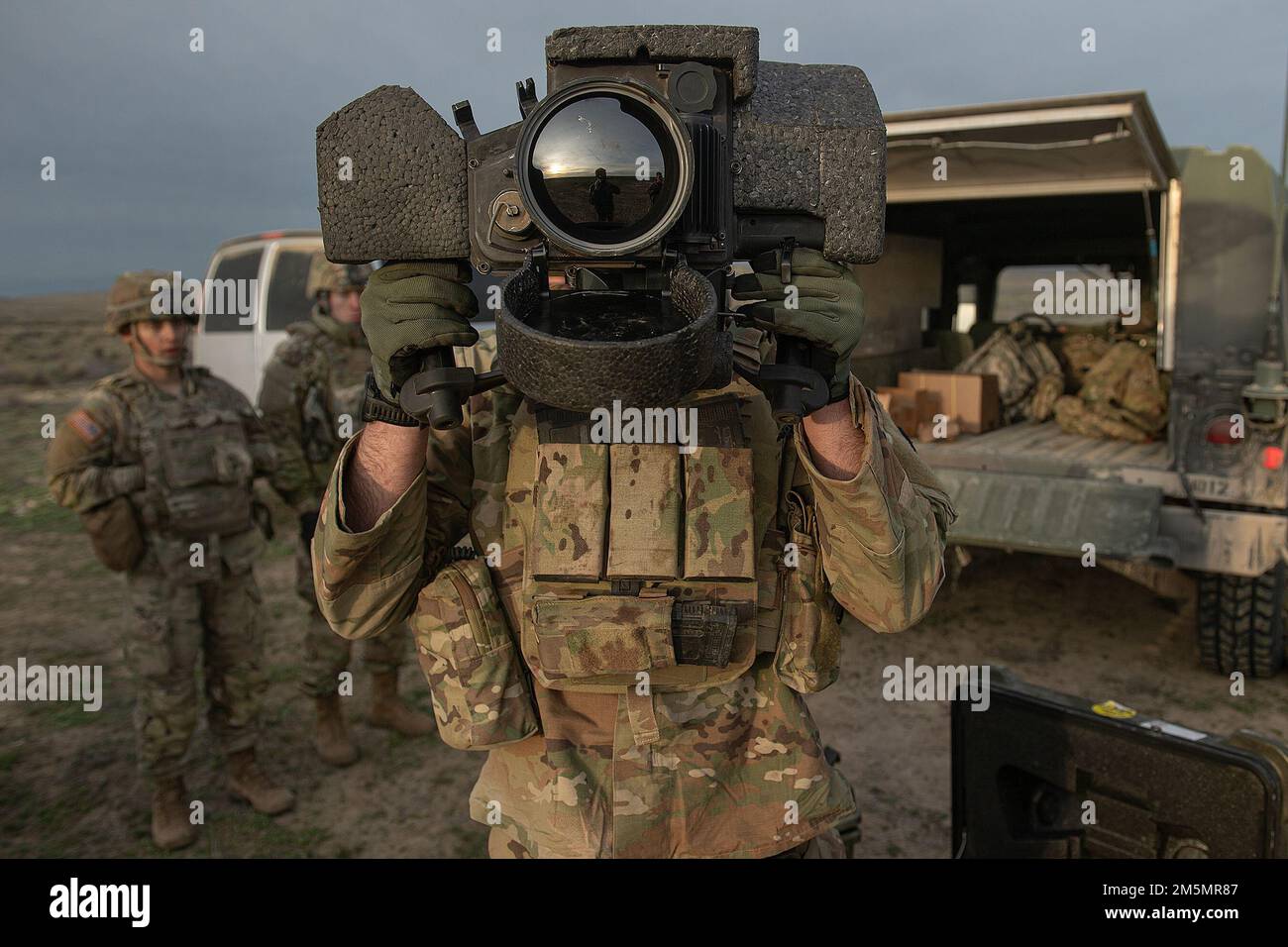 Prior to the arrival of Javelin Missiles, soldiers from Charlie Company